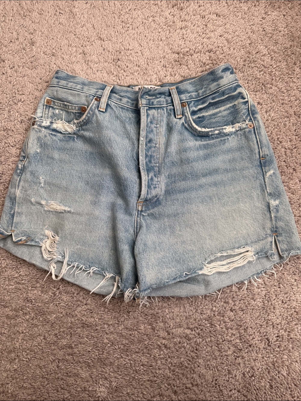 Agolde Dee denim shorts